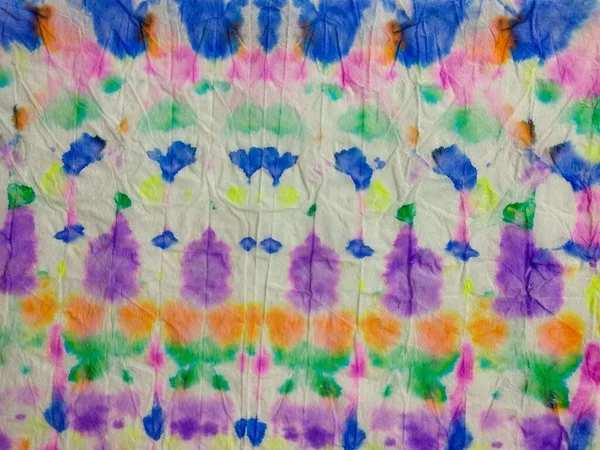 Abstrakte Mehrfarbige Textur Farbe Shibori Tropf Nasse Kreative Bunte Pinsel — Stockfoto