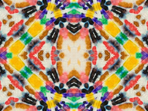 Tie Dye Soft Abstract Grunge Ethnic Bohemian Color Splotch Geo — Photo