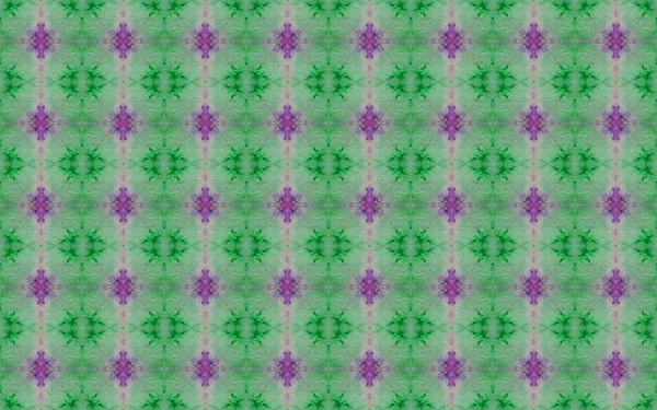 Uzbekistan Geometric Flower Tile Ornate Geometric Flower Indian Endless Boho — Stockfoto