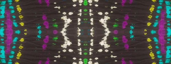 Tie Dye Boho Abstract Design 마크가 텍스처 단행본은 색상을 식물성 — 스톡 사진