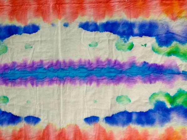 Tie Dye Line Abstraktes Aquarell Multi Color Stripe Ombre Grunge — Stockfoto