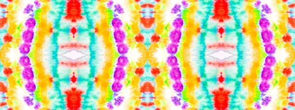 Art Rainbow Abstract Brush Dot Akvarell Tie Die Blob Tvätta — Stockfoto
