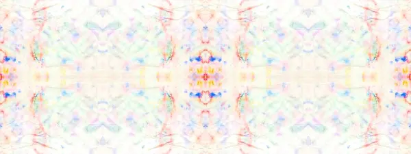Dot Rainbow Zökkenőmentes Alakzat Pöttyös Vízfolt Nedves Geometriai Nyakkendőfesték Cseppek — Stock Fotó