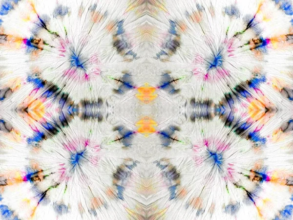 Encre Aquarelle Cravate Die Spot Art Rainbow Abstract Print Modèle — Photo