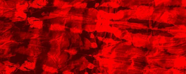 Rojo Oscuro Tie Dye Design Efecto Cepillado Mano Rojo Scary — Foto de Stock