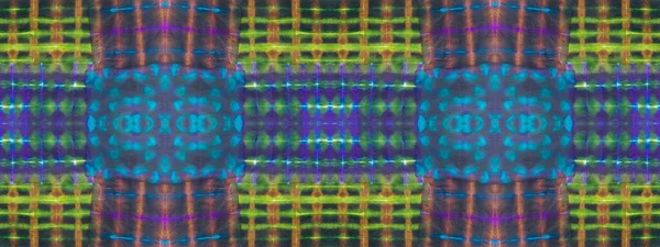 Muster Mit Waschtinte Vorhanden Art Gradient Abstract Spill Neon Seamless — Stockfoto