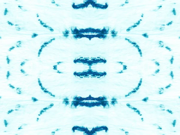 Mint Seamless Spot Teal Tie Dye Canvas Bright Aquarelle Cloth — Stock Photo, Image