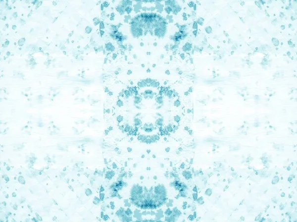 Tiedye Bohém Víz Textúra Művészi Színes Patch Kék Nyakkendőfesték Hatás — Stock Fotó