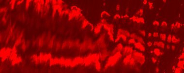 Red Dark Tie Dye Banner. Red Dyed Organic Banner. Art Abstract Print. Red Transparent Illustration Color Flourish Glow. Plain Spiritual Artwork. Tiedye Wallpaper Grunge. Nature Contemporary Greeting.