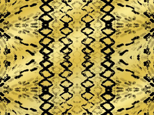 Kusursuz Soyut Folyo Eski Kravat Boyası Şekli Etnik Geometrik Katı — Stok fotoğraf