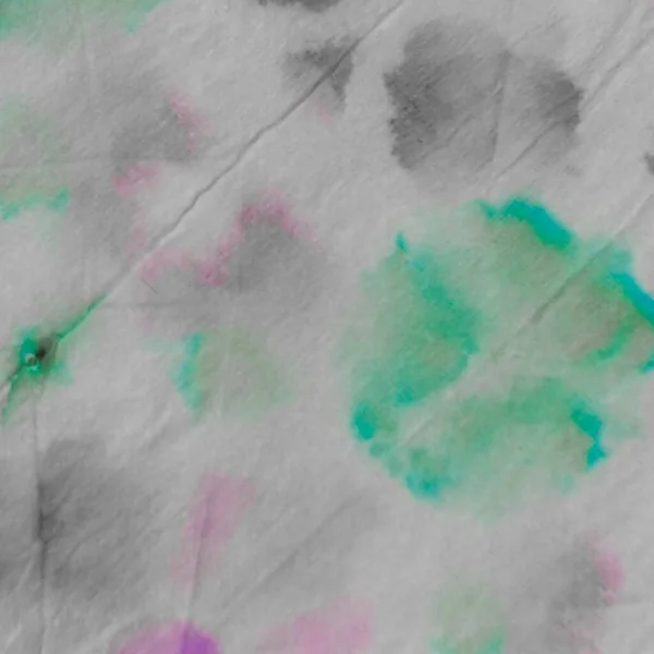 Tie Dye Green Abstract Watercolor Синя Смуга Ikat Pattern Текстура — стокове фото