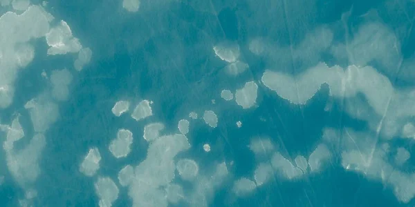 蓝色海油漆 火花飞溅 海洋结构 Azure Aqua 液体波 白海纹理 摘要海洋油漆 水警刷 白海海底 — 图库照片