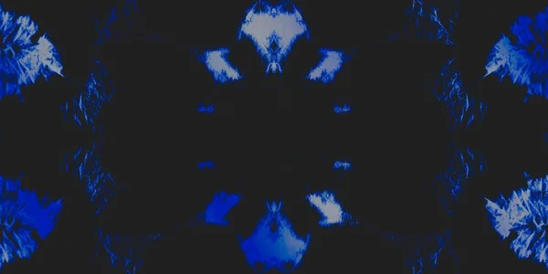ナイト ウォッシュ 青いシームレスなバナー デニム煙効果グランジ グローアクエラレテクスチャ ライトラフアートスタイル インディゴインクの質感 海軍のスタイリッシュな自然 ブラックファブリックデザイン — ストック写真