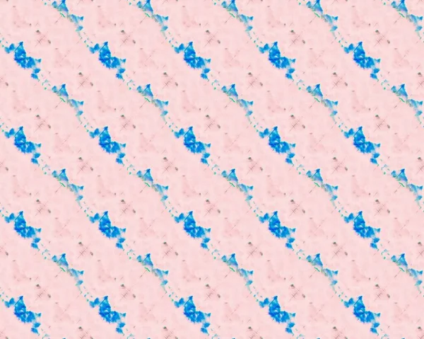 Blue Tie Dye Schmutziger Gefärbter Pinsel Pastellfarbener Splatter Pink Old — Stockfoto