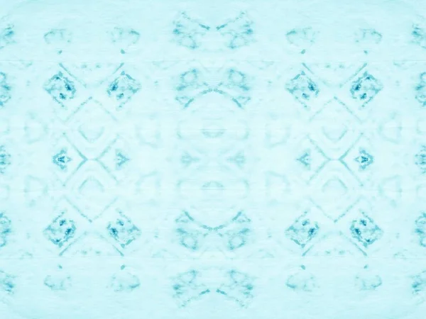 Bright Aquarelle Drawn Spatter Aqua Seamless Mark Tie Dye Mint — Stock Photo, Image