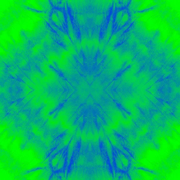 Sky Dyed Art Batik Indigo Eco Effect Grunge Aqua Aquarelle — Stok fotoğraf