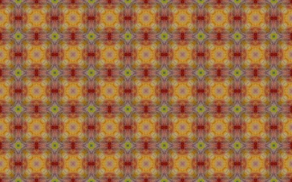 American Geometric Pattern Print Lisbon Seamless Batik Colored Ethnic Tile — Stock fotografie