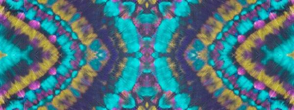 Πλύσιμο Γραβάτα Dye Επαναλαμβάνω Μελάνι Χρώμα Stain Ethnic Aquarelle Υγρή — Φωτογραφία Αρχείου