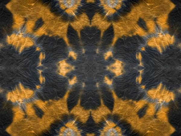 Spot Abstract Spot Orange Geometric Drawn Spatter Tie Dye Wash — Foto Stock