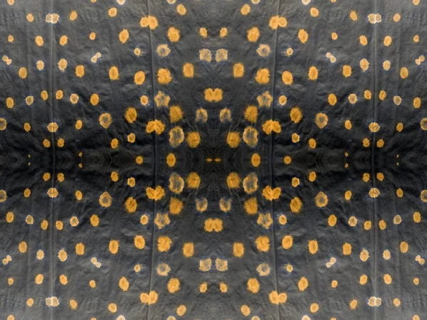 Помой Абстрактный Знак Dot Brown Shape Эффект Пятнистого Галстука Белые — стоковое фото