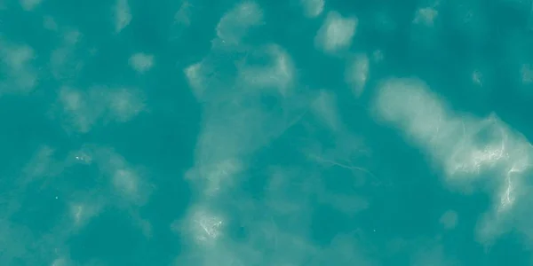 Blue Dirty Art Natura Acquatica Inchiostro Turchese Splash Scintillante Onda — Foto Stock