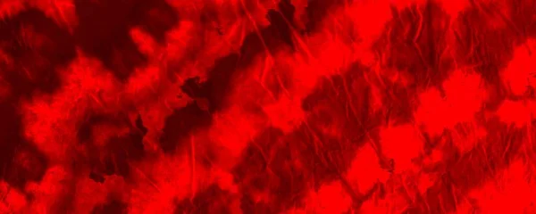Red Dark Tie Dye Design Red Neon Vibrant Splash Creepy — 图库照片
