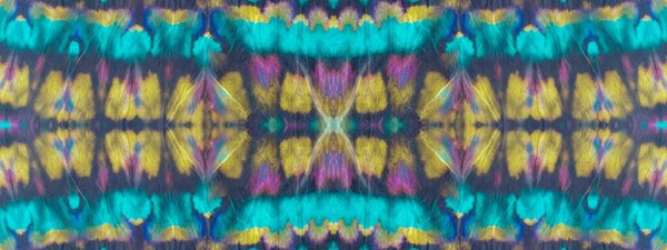 Lavare Cravatta Tintura Ictus Bohemian Stripe Spatter Tiedye Geo Geometric — Foto Stock