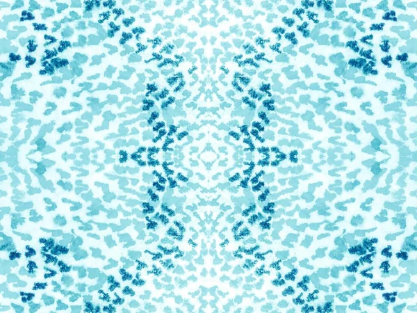 Tie Dye Wash Abstract Repetir Textura Tinta Azul Pincel Tarja — Fotografia de Stock