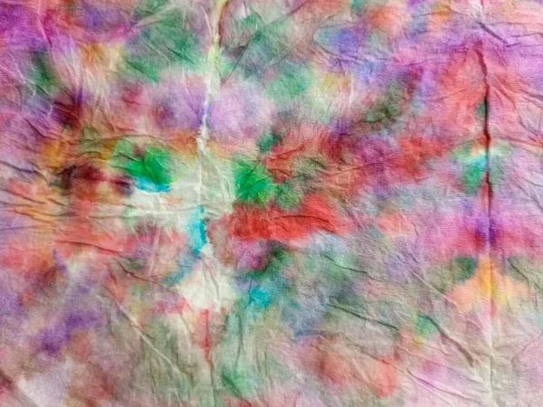 Renkli Çoklu Renk Deseni Pastel Shibori Drip Sanat Yaratıcı Soyut — Stok fotoğraf