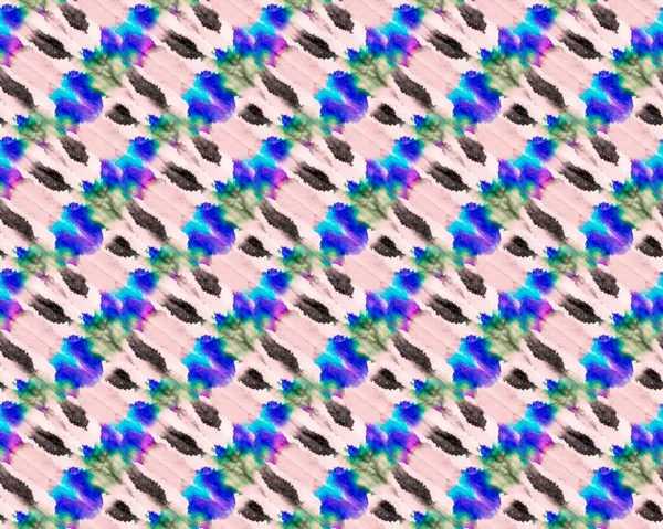 Patrón Azul Textil Arte Teñido Pink Modern Stripe Papel Agua — Foto de Stock