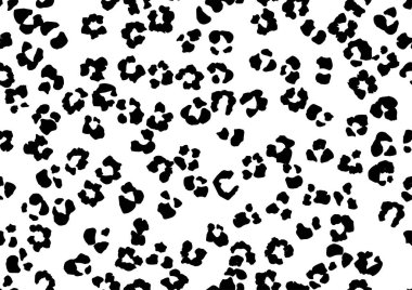 Leopar deseni, hayvan derisi, vektör çizimi