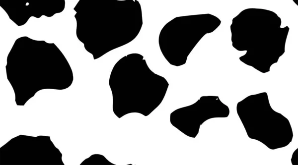 Abstract Background Black White Spots — Stock Vector