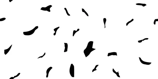 Abstracte Zwart Wit Achtergrond Naadloos Patroon Vectorillustratie — Stockvector