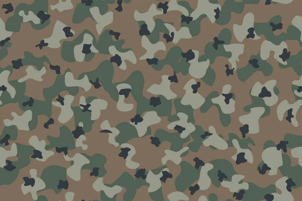 Motif Sans Couture Avec Camouflage Herbe Verte Illustration Vectorielle — Image vectorielle