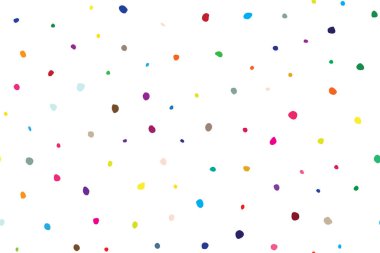 Açık pembe, daireli sarı vektör şablonu, üçgenler.