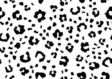 Leopar derisi olan kusursuz bir desen. vektör illüstrasyonu