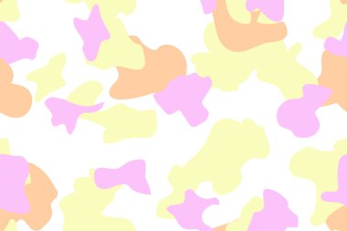 soyut renkli desen, modern moda illüstrasyonu