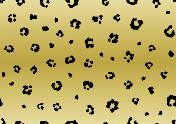 Nahtloses Muster Mit Leopardenmuster Vektorillustration — Stockvektor