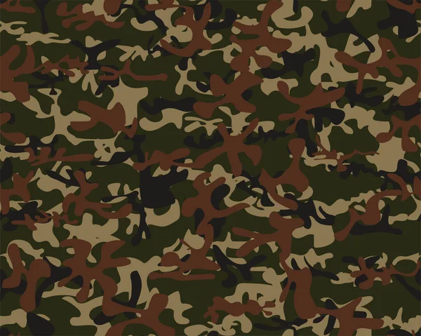 Naadloos Patroon Met Camouflage Zwarte Vlekken — Stockvector