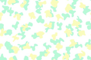 Memphis şekilli açık mavi, sarı vektör arkaplan. Soyut eğimli üçgenlerle renkli çizimler. Web siteleri için kalıp