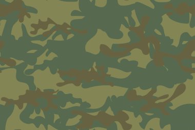 Kamuflaj kusursuz desen. Vektör illüstrasyonu.