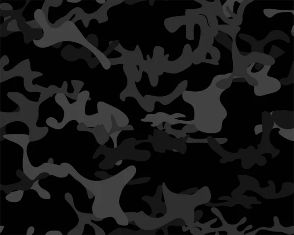 Naadloos Patroon Met Abstracte Eenvoudige Camouflage — Stockvector