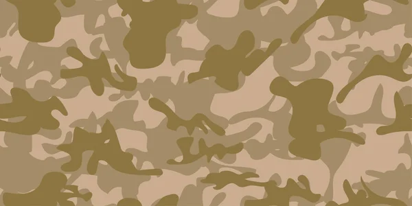 Naadloos Patroon Met Gekleurde Camouflage Zwarte Vlekken Vectorillustratie — Stockvector