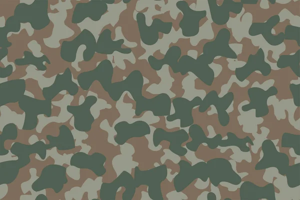 Naadloos Patroon Met Abstracte Eenvoudige Camouflage — Stockvector