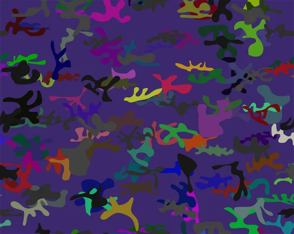 Безморщинистый Узор Цветными Пятнами Векторная Иллюстрация — стоковый вектор