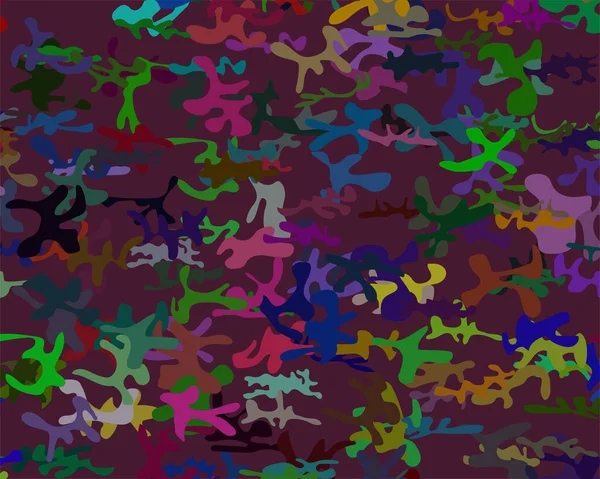 Абстрактные Красочные Половинчатые Точки Генеративного Искусства Фоновая Иллюстрация — стоковый вектор