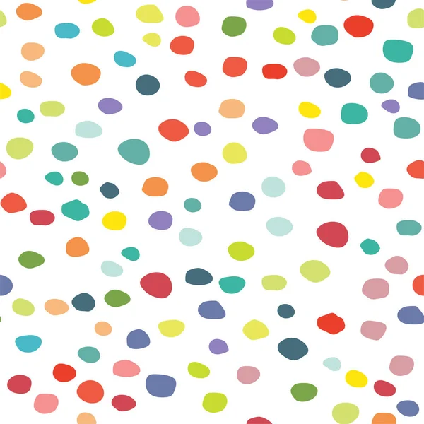 Abstrakcyjne Kolorowe Kropki Pół Tonu Generative Art Tło Ilustracja — Wektor stockowy