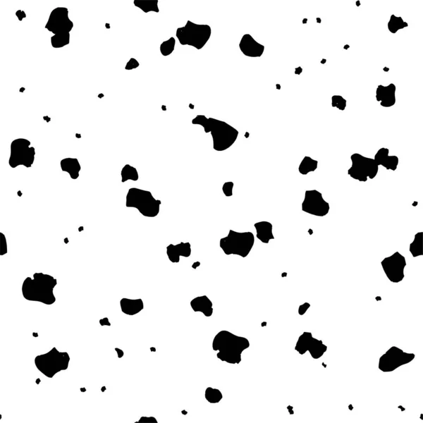 Siyah ve beyaz mürekkep deseni lekeler. vektör illüstrasyonu.