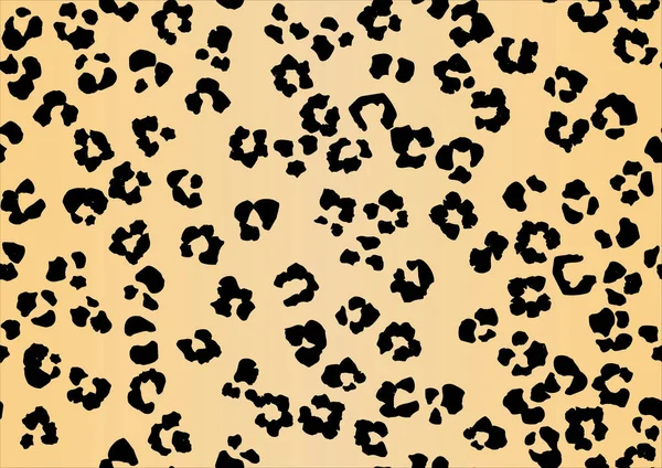Sömlöst Mönster Med Leopardmönster Vektor Illustration — Stock vektor
