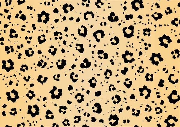 Бесшовный Рисунок Отпечатком Леопарда Векторная Иллюстрация — стоковый вектор